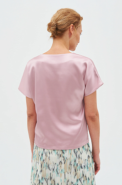 Блуза ассиметричная (розовый) #2