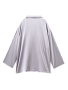 Блуза пижамная шелк светло-серый #6