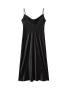 Платье комбинация (атлас) черный #6