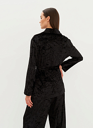 Блуза из бархата (черный) #2