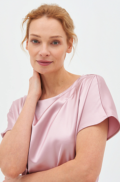 Блуза ассиметричная (розовый) #2
