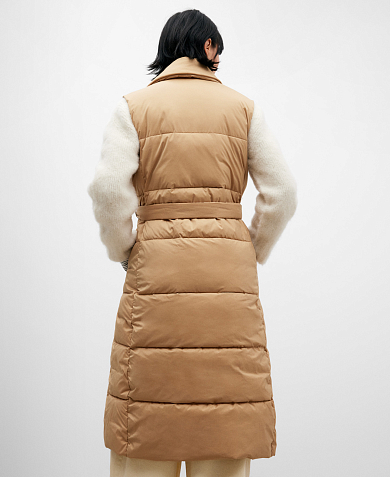 Пальто без рукавов женское #2