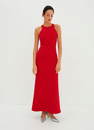 Платье (Неопрен) красный #2